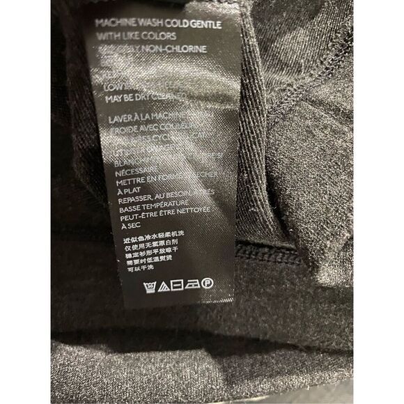 Medium, Anthropologie gray boat neck midi dress with front slit. - Picture 10 of 10